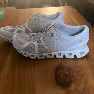 White OnCloud sneakers